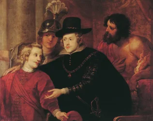 Philipp IV. von Spanien verabschiedet seinen Bruder Kardinal-Infant Ferdinand von Österreich
